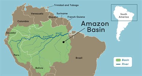 Map Of Amazon Basin