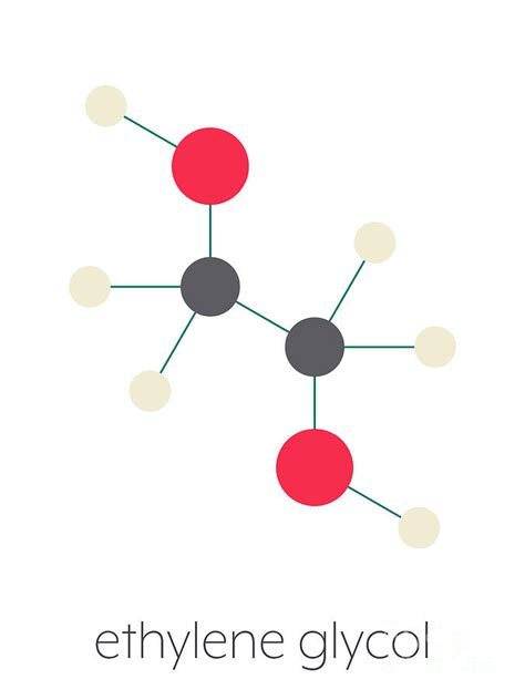 Ethylene Glycol Antifreeze Molecule Photograph by Molekuul/science ...