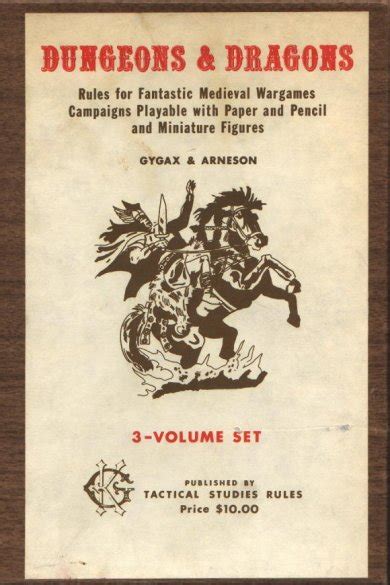 The very first edition of Dungeons & Dragons: The "brown box" set ...