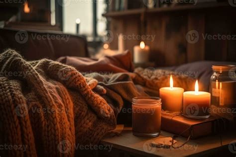 romantic mood in the bedroom by candle soft light 24285547 Stock Photo ...