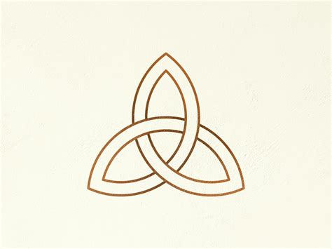 The trinity knot by Akhil G on Dribbble