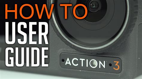 How to use Dji Osmo Action 3 camera (User guide 101) - YouTube