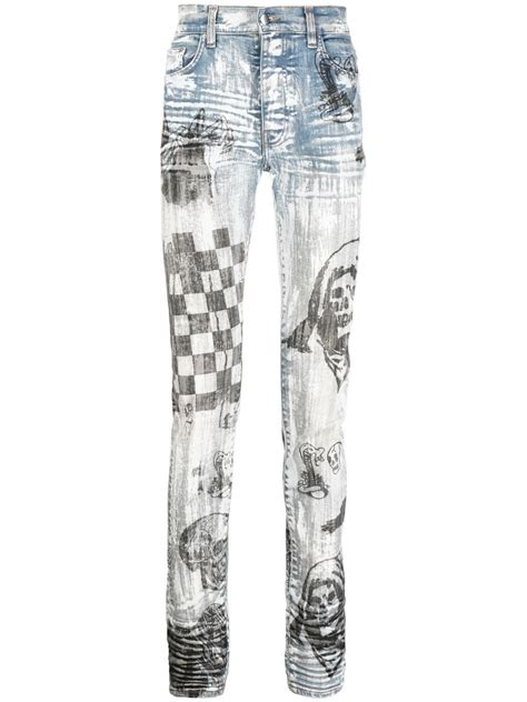 Amiri Jeans In Blue | ModeSens