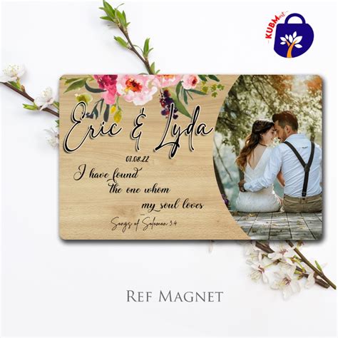 Rustic Wedding Souvenir - Ref Magnet | Shopee Philippines