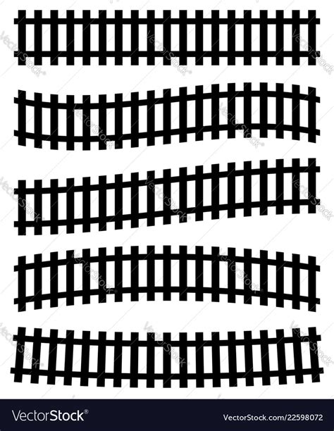 Train Track Clipart Horizontal