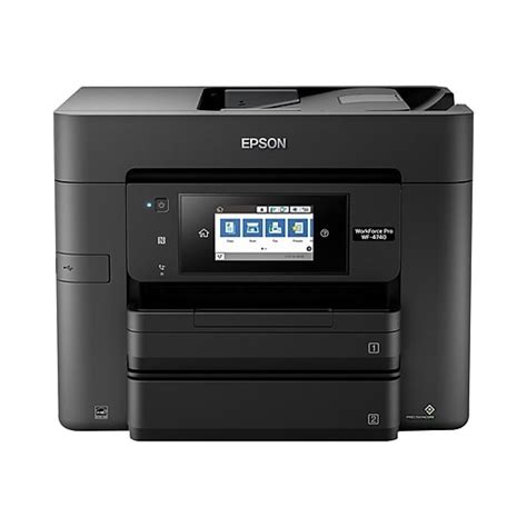 Epson WorkForce WF-4740 Color Inkjet All-in-One Printer (C11CF75201) at ...