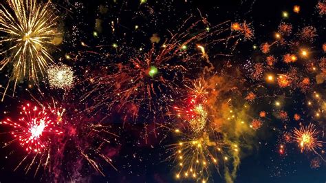 8 Hours - Fireworks SLOW MOTION - Video and Natural Audio | Great ...