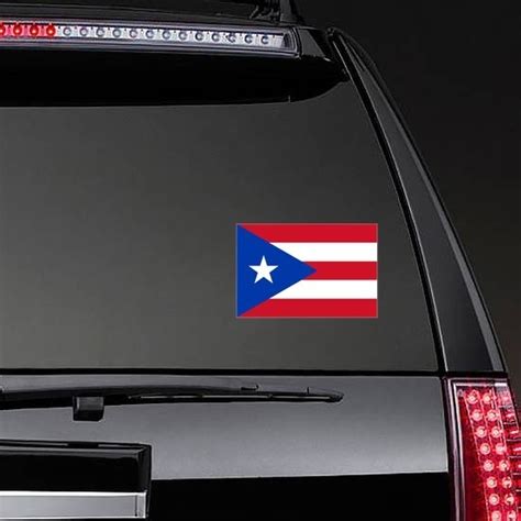 Puerto Rico 9 stickers set Puerto Rican flag decals bumper car auto ...