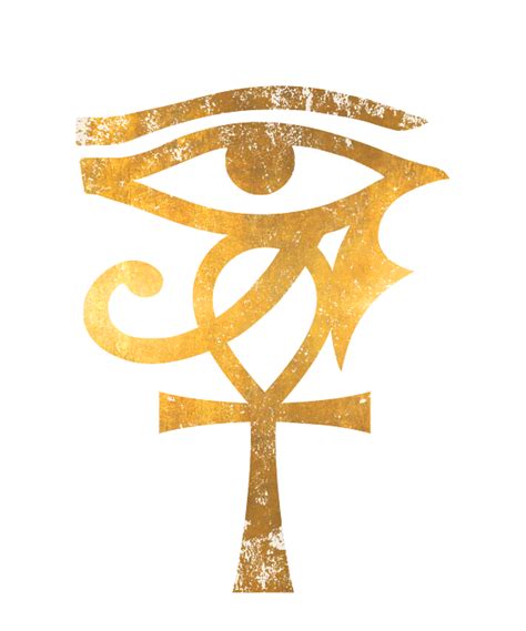 Egyptian Eye Of Horus Ankh Egypt Archaeologist Gold Fleece Blanket by ...