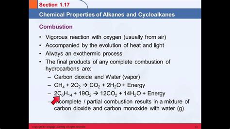 3B 1.17 Chemical Properties of Alkanes & Cycloalkanes - YouTube