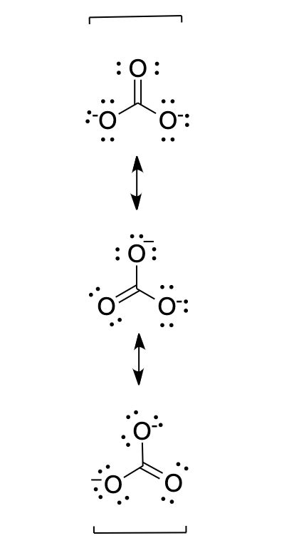 Regarding the carbonate ion, CO32-, which of the following statements ...