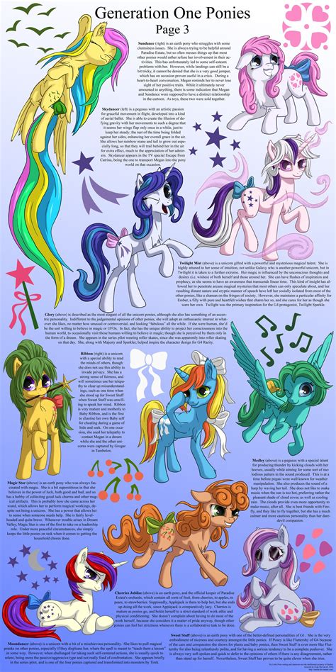 Original My Little Pony Characters G1