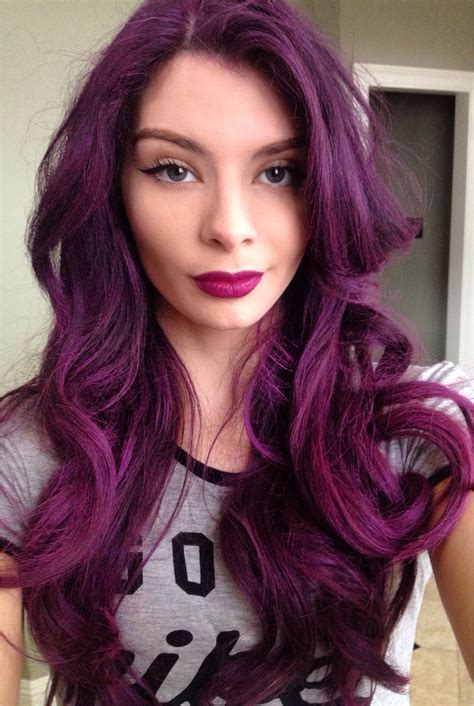 16+ Dark Violet Red Hair Pics | Colored Hair