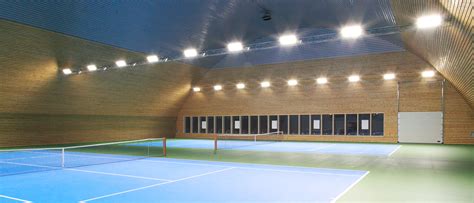 Indoor Tennis Courts Lighting Case Studies – Indoor Tennis Courts Lighting