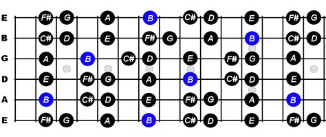 B Minor Scale For Guitar - Constantine Guitars