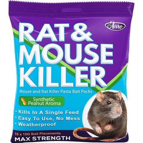 Buy Rat and Mouse Poison (150g) - Maximum Strength Rat Poisoning Blocks ...