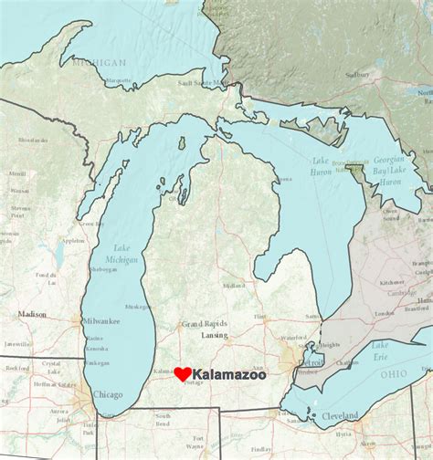 Michigan_Map – Kalamazoo Latvians