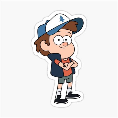 Paper Bumper Stickers Dipper Hat Sticker Gravity Falls etna.com.pe