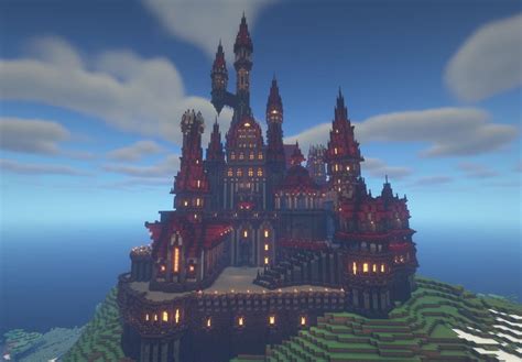 Made a castle in 2 weeks (creative) : Minecraft