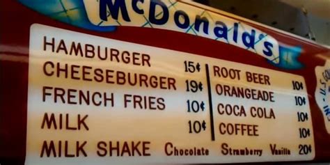 McDonald's 1950s Menu Could Fix Its Problems Today | HuffPost