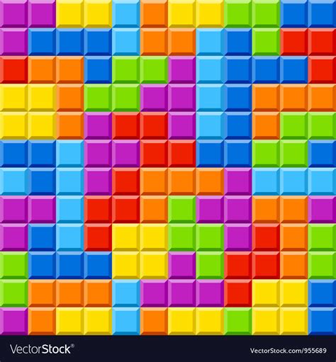 Seamless color blocks background Royalty Free Vector Image