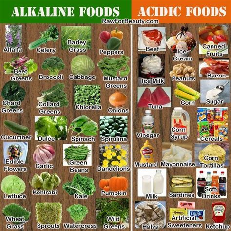 list of alkaline foods - Work It Dance and Fitness