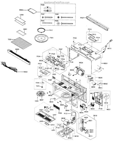 Parts for Samsung SMH9187W/XAA: Cabinet Parts - AppliancePartsPros.com