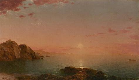 John Frederick Kensett - Pro Patria (Sunset on the Coast), Painting For ...