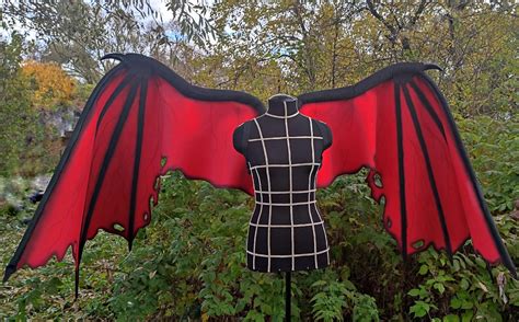 Large Red Dragon Demon Devil Bat Wings for Cosplay Costume - Etsy