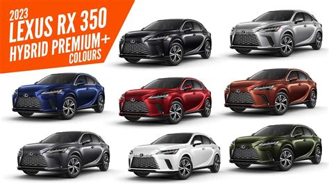 2022 Lexus Rx 350 Colors