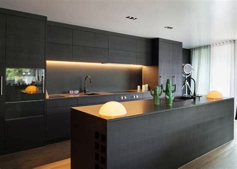 Striking Modern Kitchen Cabinets Design - Blue House