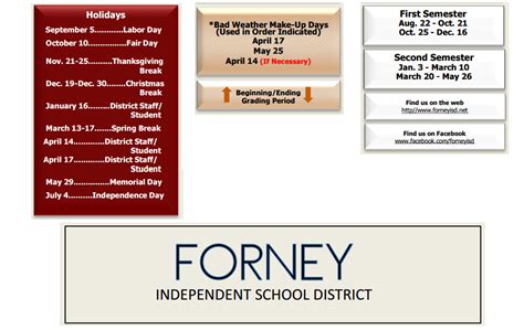 Forney Isd Calendar - Printable Calendars AT A GLANCE