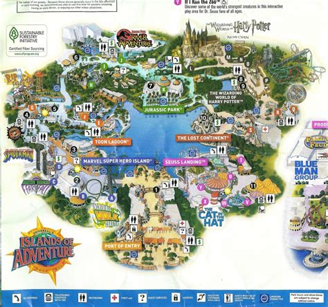 Universal Studios Florida Park Map