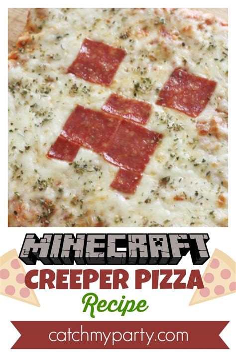 The Most Delicious Minecraft Creeper Pizza Recipe | Catch My Party