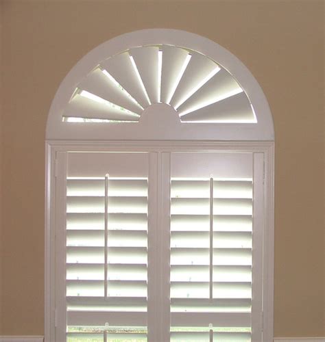 Blinds.com Custom Size Wood Arch - Traditional - Window Blinds ...