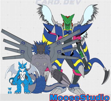 Custom Veemon Digivolution Line by MooseStudio on DeviantArt