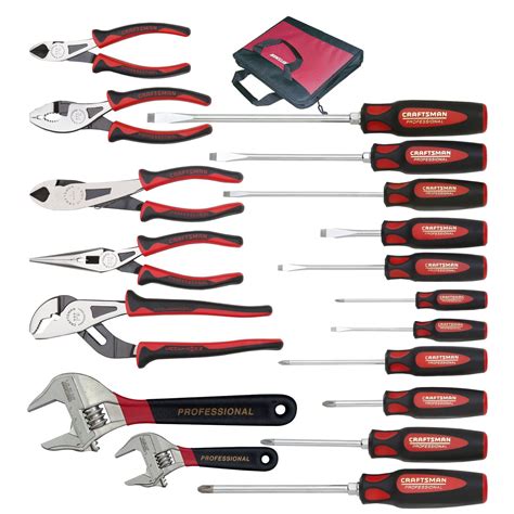 Craftsman Professional 18-piece All-Purpose Pro Tool Set in Case ...