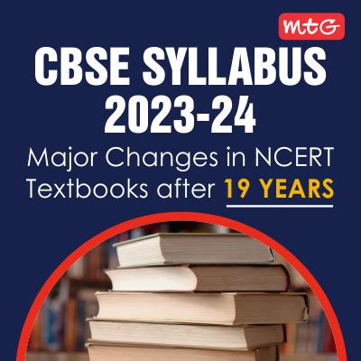 NCERT Syllabus 2024-25 for Class 6 to 12 (Latest) - MTG Blog