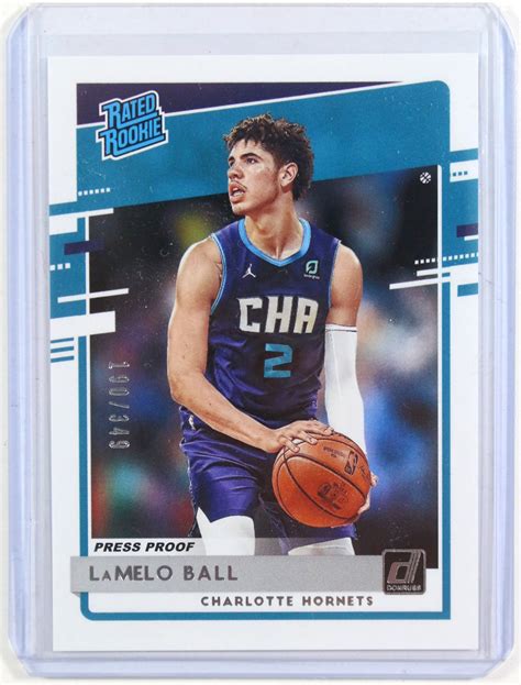 Lamelo Ball Donruss Rated Rookie Card Limited Edition 202/349 - Etsy