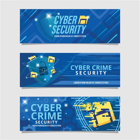 Cyber Security Awareness Banner Template 11123540 Vector Art at Vecteezy