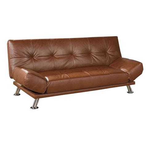 ORE International Leather Futon Sofa Bed by OJ Commerce $995.99