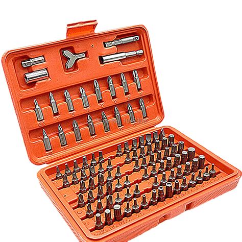 100pcs Security Screwdriver Torx Hex Tamper Proof Bit Set Locksmith Car ...