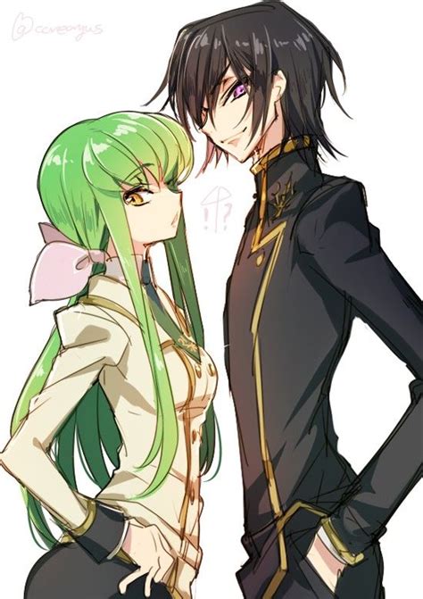 C.C. & Lelouch | Code geass, C.c. code geass, Coding