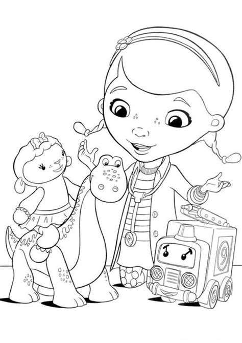 Free & Easy To Print Doc McStuffins Coloring Pages | Doc mcstuffins ...