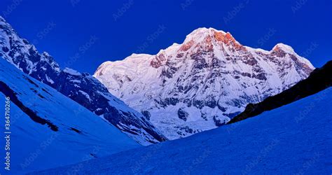 Annapurna South, Annapurna Range Sunrise, Trek to Annapurna Base Camp ...