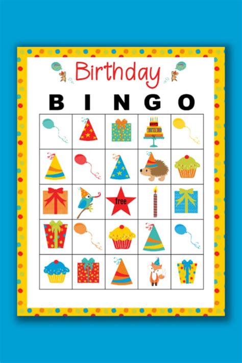 Birthday Bingo Free Printable - Printable Templates Free