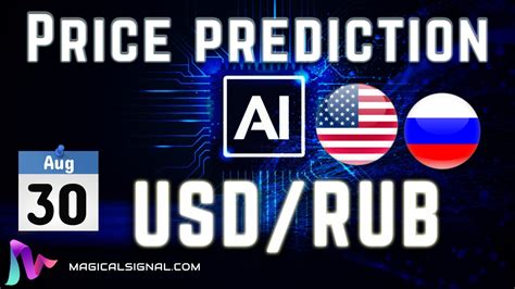 U.S. Dollar with Russian Ruble (USD/RUB) price prediction with AI | Aug ...