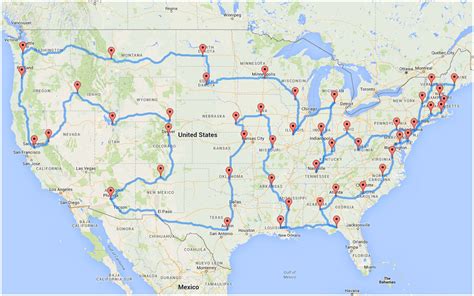 America Map Road Trip - Hayley Drumwright