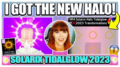 I GOT THE NEW HALO! Solarix Halo TIDALGLOW 2023! 💫 🏰 Royale High Summer ...