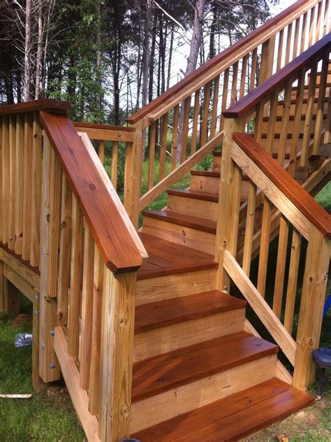 Two toned stained deck. | Building a deck, Outdoor deck, Pergola